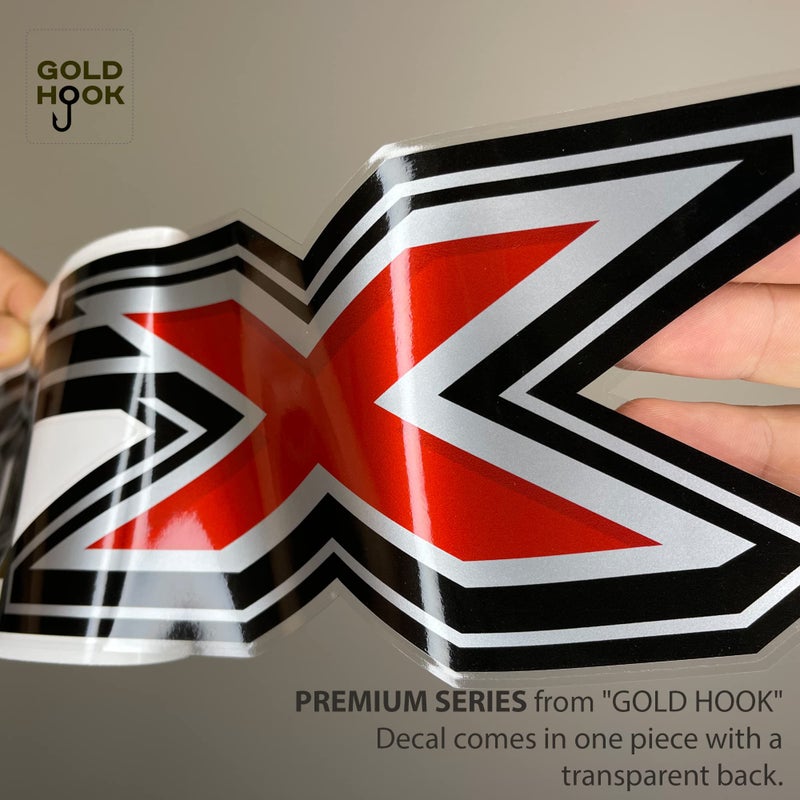GOLD HOOK ملصقات F150 STX للشاحنة، ملصقات بديلة بجانب السرير، سلسلة ممتازة (لمسة نهائية معدنية) - Image 5